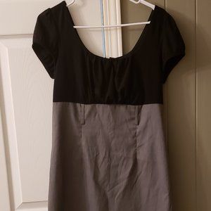 Short black and grey dress